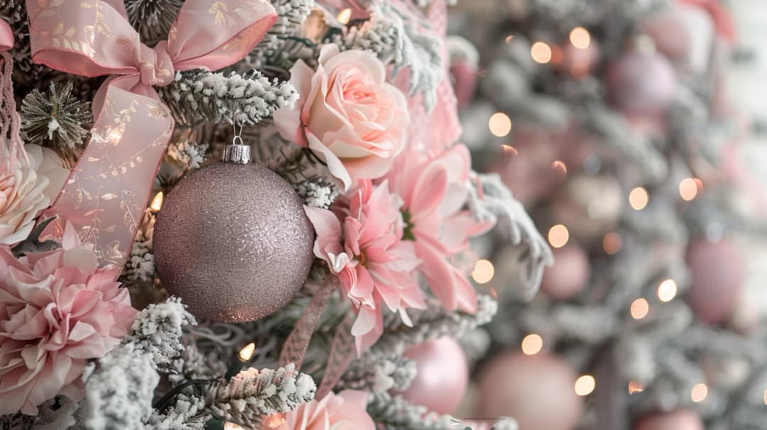 Jak stworzyć niezwykłą dekorację srebrno-różowej choinki?