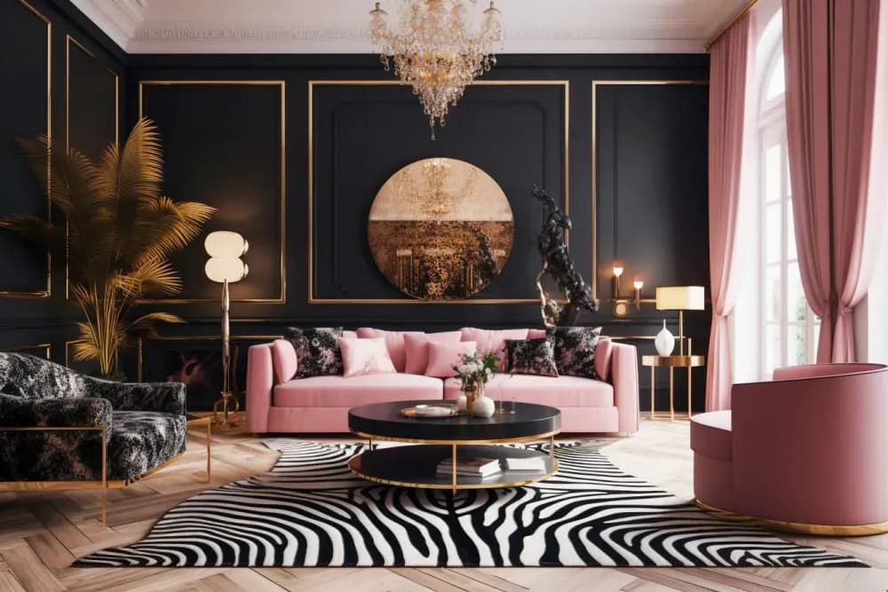 Jak stworzyć inspirujące dekoracje ścienne o duchu glamour?