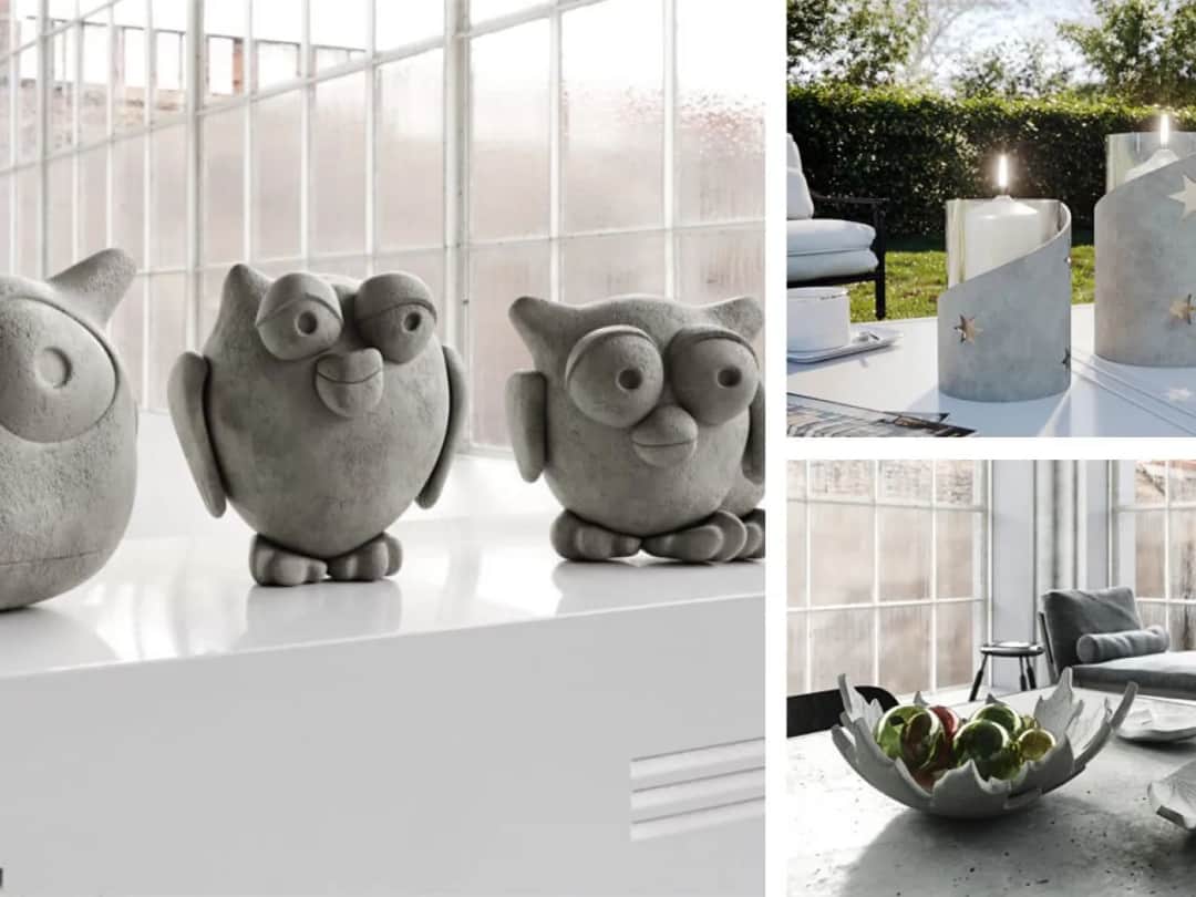 Jak zrobić ozdoby z betonu: 8 pomysłów na dekoracje ogrodowe i domowe