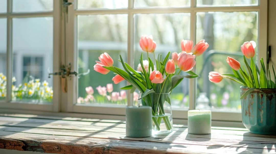 Jak przygotować wiosenną dekorację okna? Zobacz propozycje