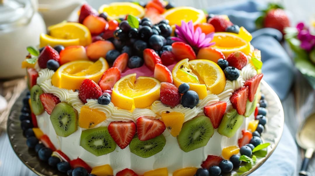 Wyjątkowe dekoracje tortów z owocami: Pomysły i inspiracje