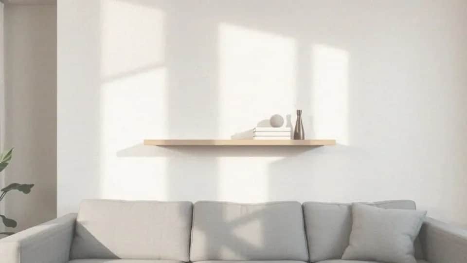 Na jakiej wysokości półka nad kanapą, by była estetyczna i funkcjonalna?