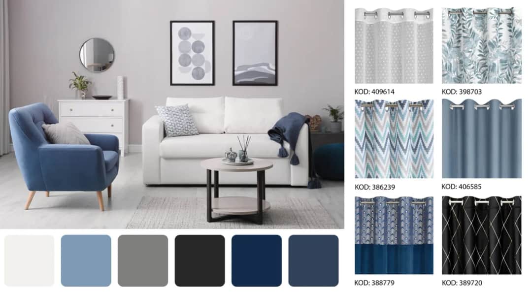 Jakie zasłony do niebieskiej kanapy? Inspiracje i praktyczne porady